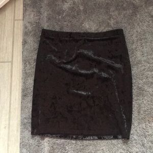 Velvet skirt
